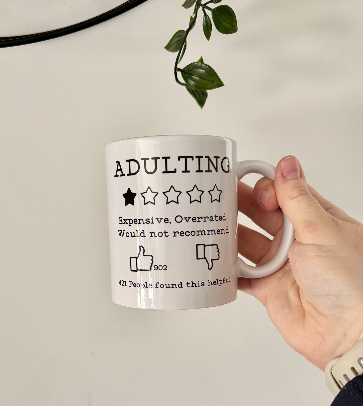 Adulting Mug, Funny Joke Mug, 18th, Funny Letter Mug, For Friend, Gift, Present, Birthday, Adult, Adult Life, Turning Adult, Recommend