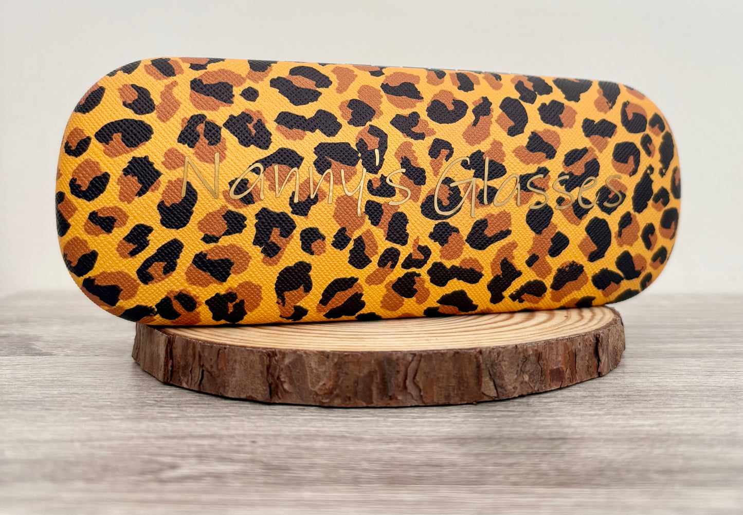Personalised Glasses Case, Leopard Print Case, Gift For Her, Mummy, Nanny, Grandma, Glasses Holder, Present For Her, Sunglasses Case