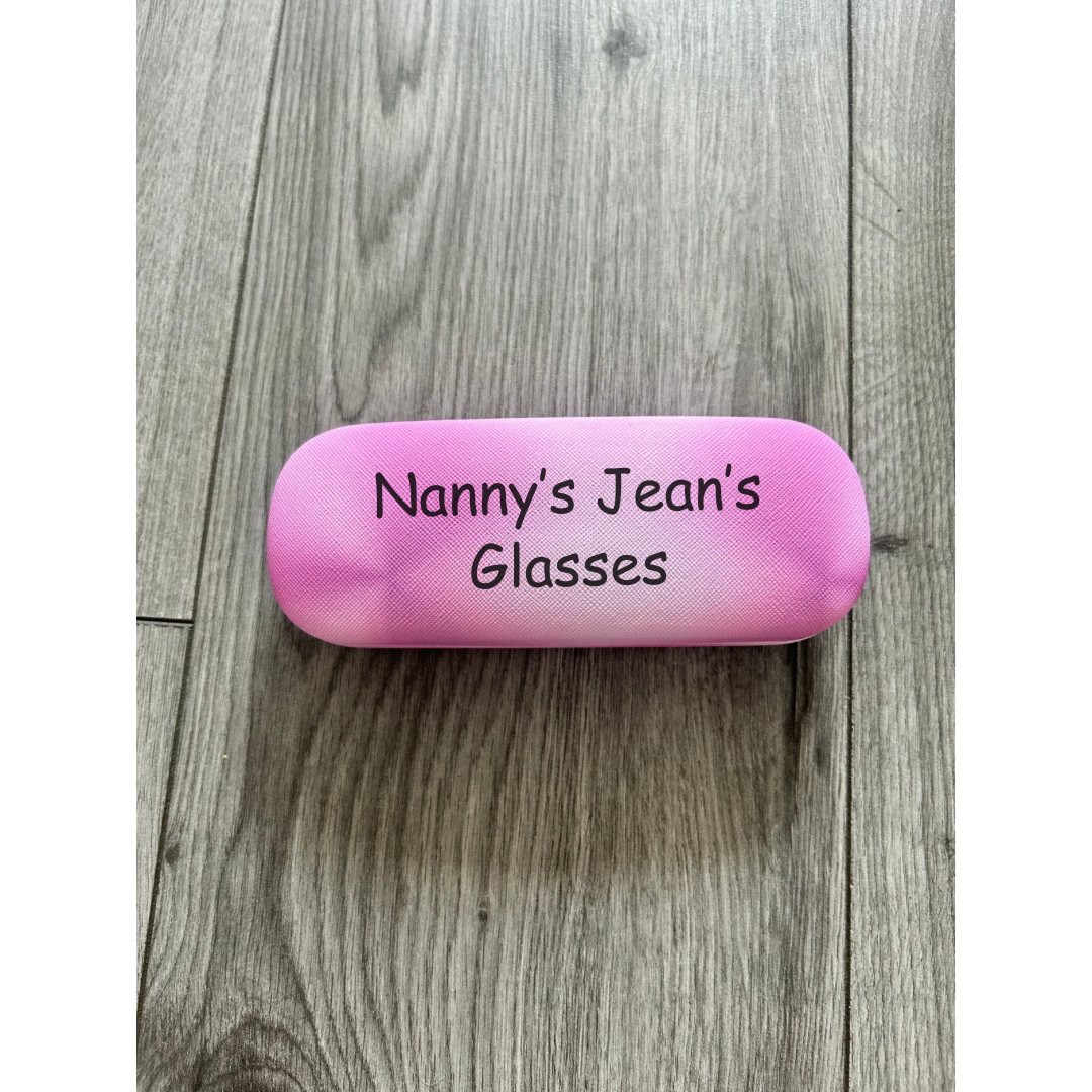 Personalised Glasses Case, Pink Case, Gift For Her, Mummy, Nanny, Grandma, Glasses Holder, Present For Her, Sunglasses Case, Glasses