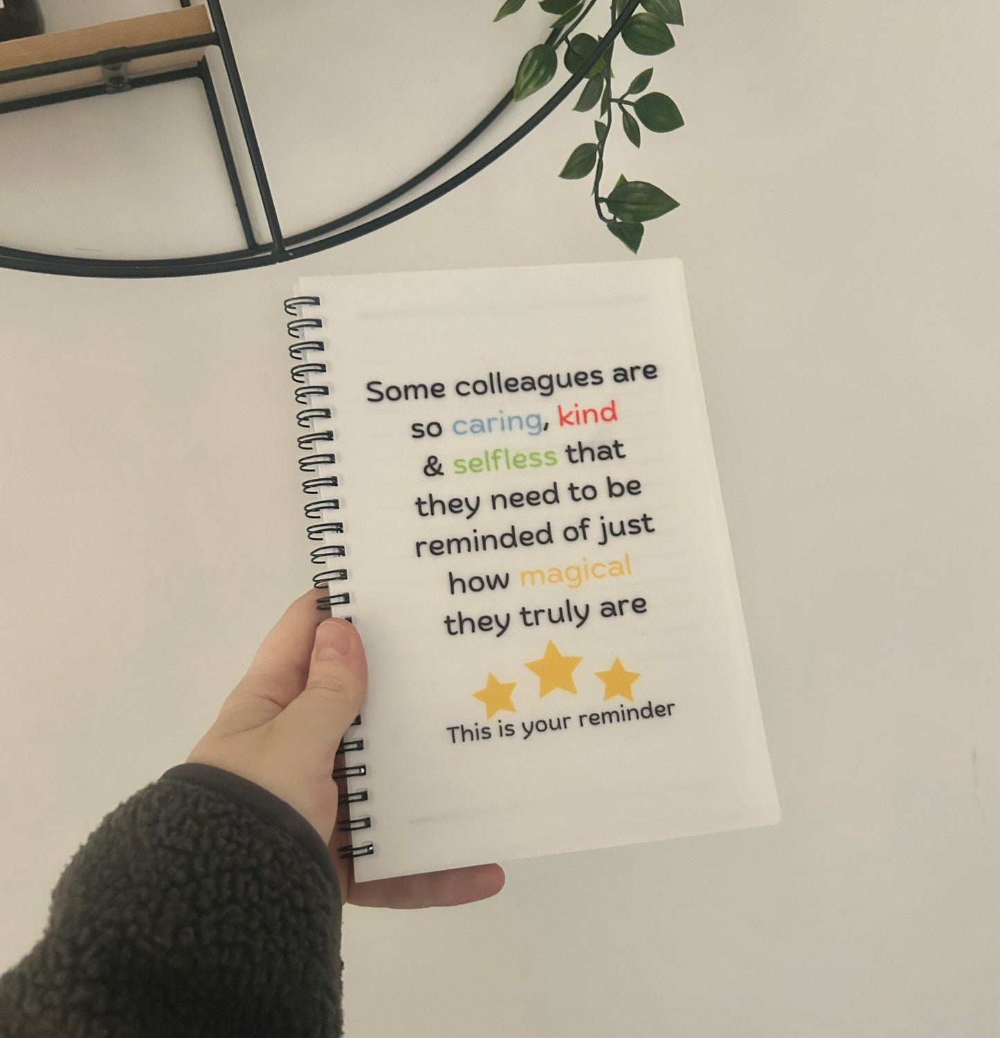 Notizbuch für Kollegen, Größe A5, Arbeitsfreund, Geschenk für Kollegen, Geschenk für die beste Arbeitskollegin, Briefpapier, Notizbuch, Notizen, Arbeitsnotizbuch