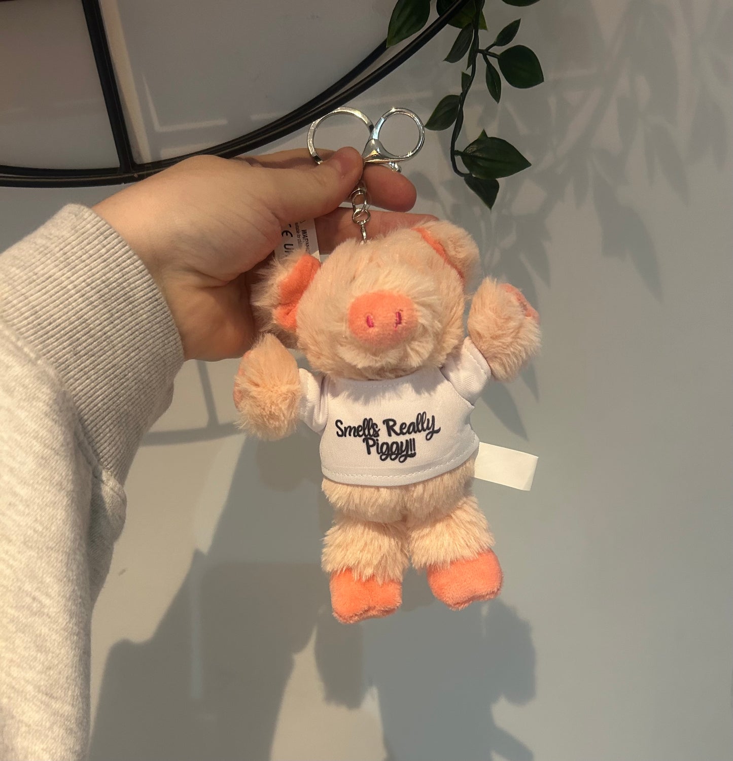 Personalisierter Schwein Schlüsselring, Schlüsselring Geschenk, Schwein Geschenk, Schwein Geschenk, Personalisierter Text Schlüsselring, Geschenk für Sie, Geburtstagsgeschenk, Schweinchen