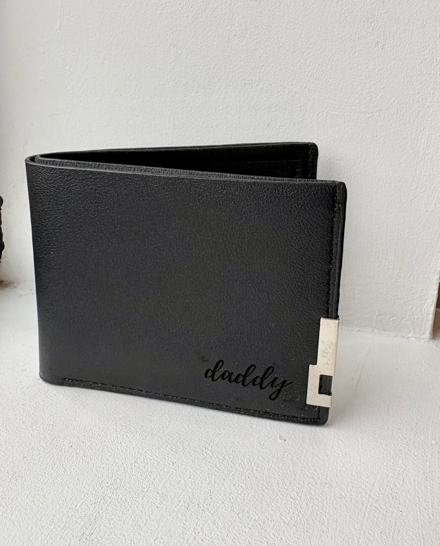 Personalised Engraved Wallet, Personalised Leather Wallet for Men, Dad, Grandad, For Him, Custom Name Wallet, Father's Day Gift