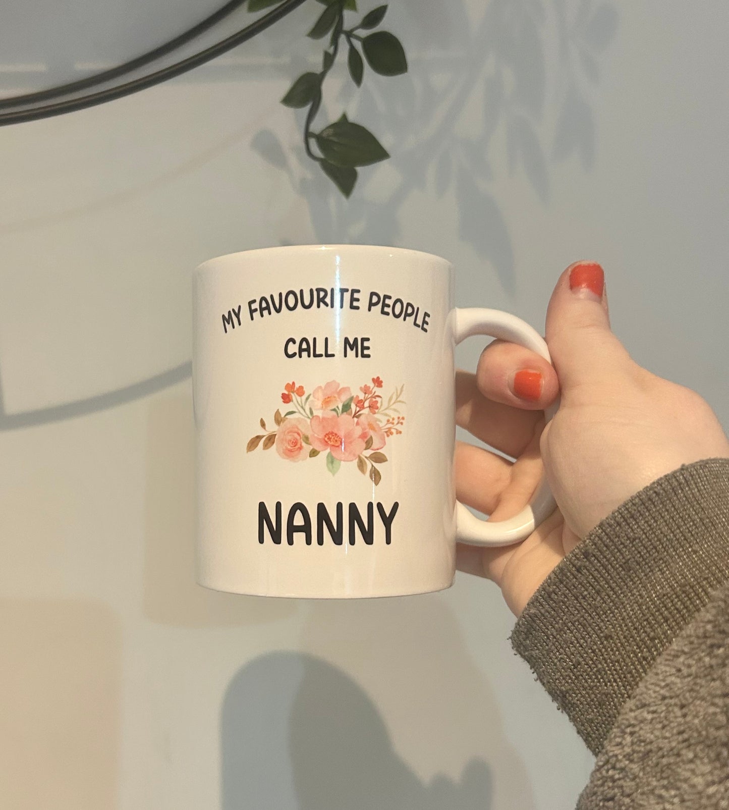 Nanny Mug, From Grandchildren, Nanny, Mug, Gift, Funny Gift, Birthday Gift, Drinkware, For Her, Present, Mug Present, Nanny Present