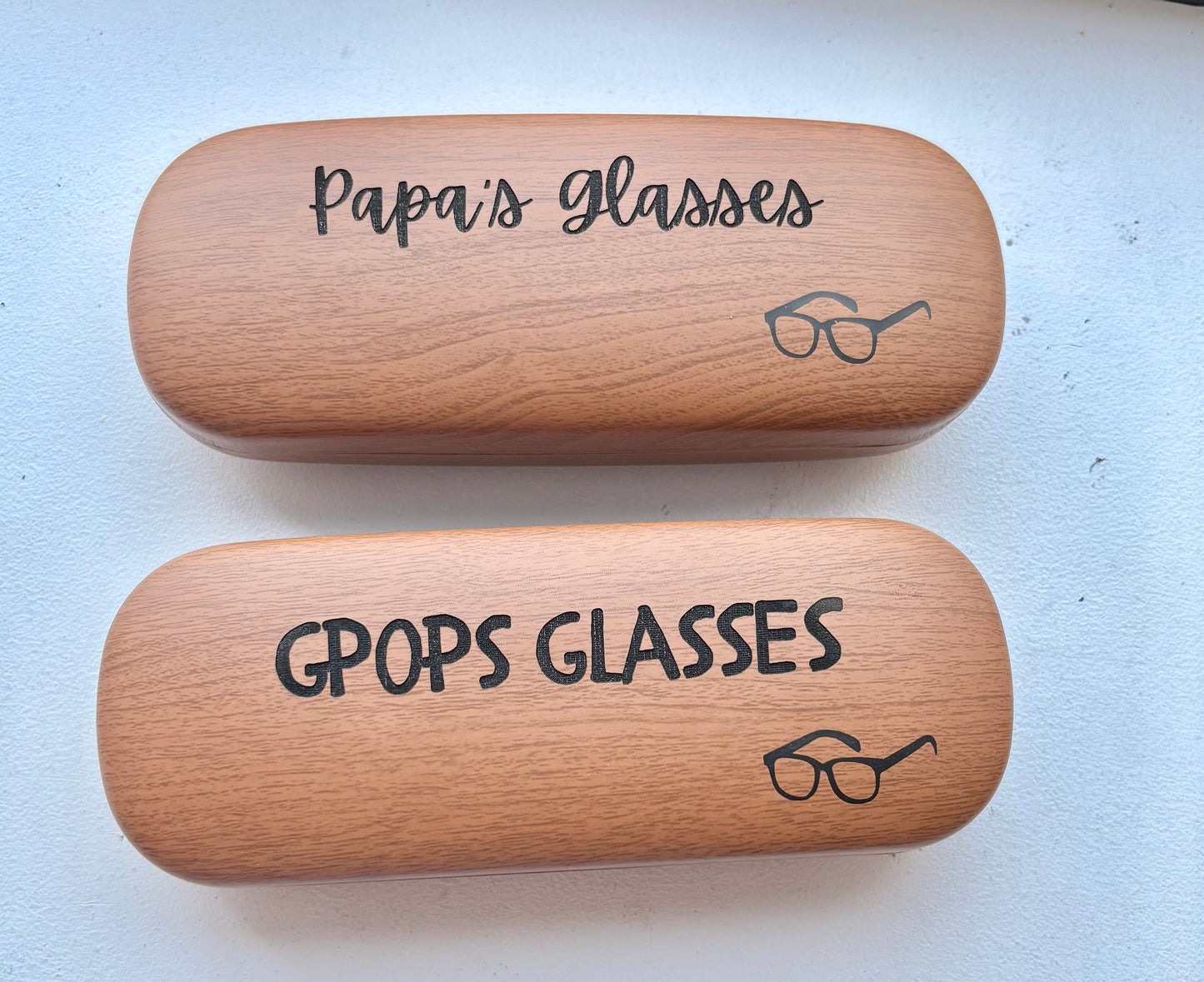 Personalised Laser Engraved Glasses Case, Custom Leather Eyewear Holder, Unique Gift for Him/Her | Custom Engraved Glasses Storage Case