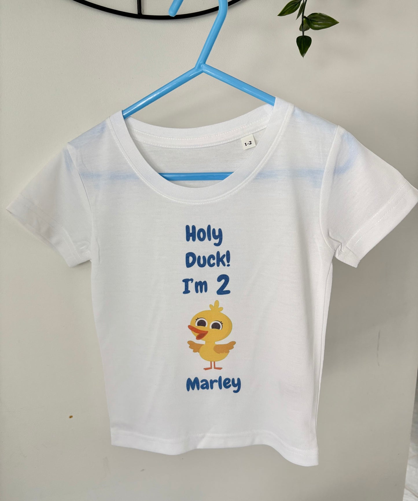 Personalisiertes Bluey Kinder T-Shirt, Baby Body Weste, Geburtstagsalter, Geburtstag Top, Geburtstag Body, Individuelles T-Shirt, Bluey und Bingo