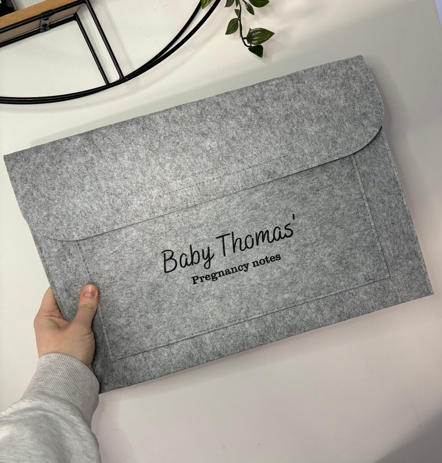 Personalised Pregnancy Notes Folder, Personalised Red Book Folder, New Baby, Pregnancy Folder, Medical Notes, Document Organise, Pregnant