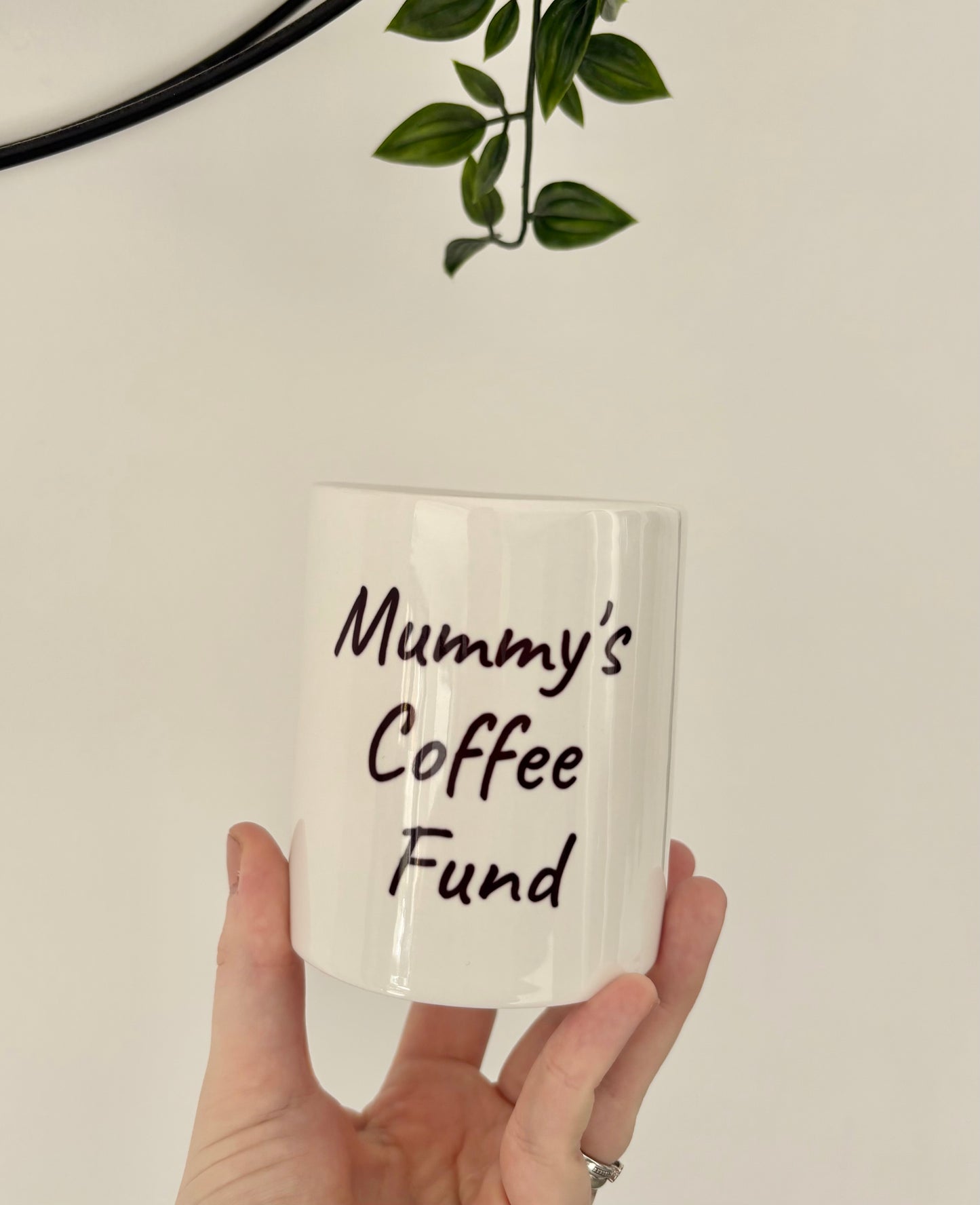 Custom 11oz Money Box, Personalised Ceramic Coin Bank, Any Wording, Unique Gift for Kids, Adults, Birthdays, Savings Jar