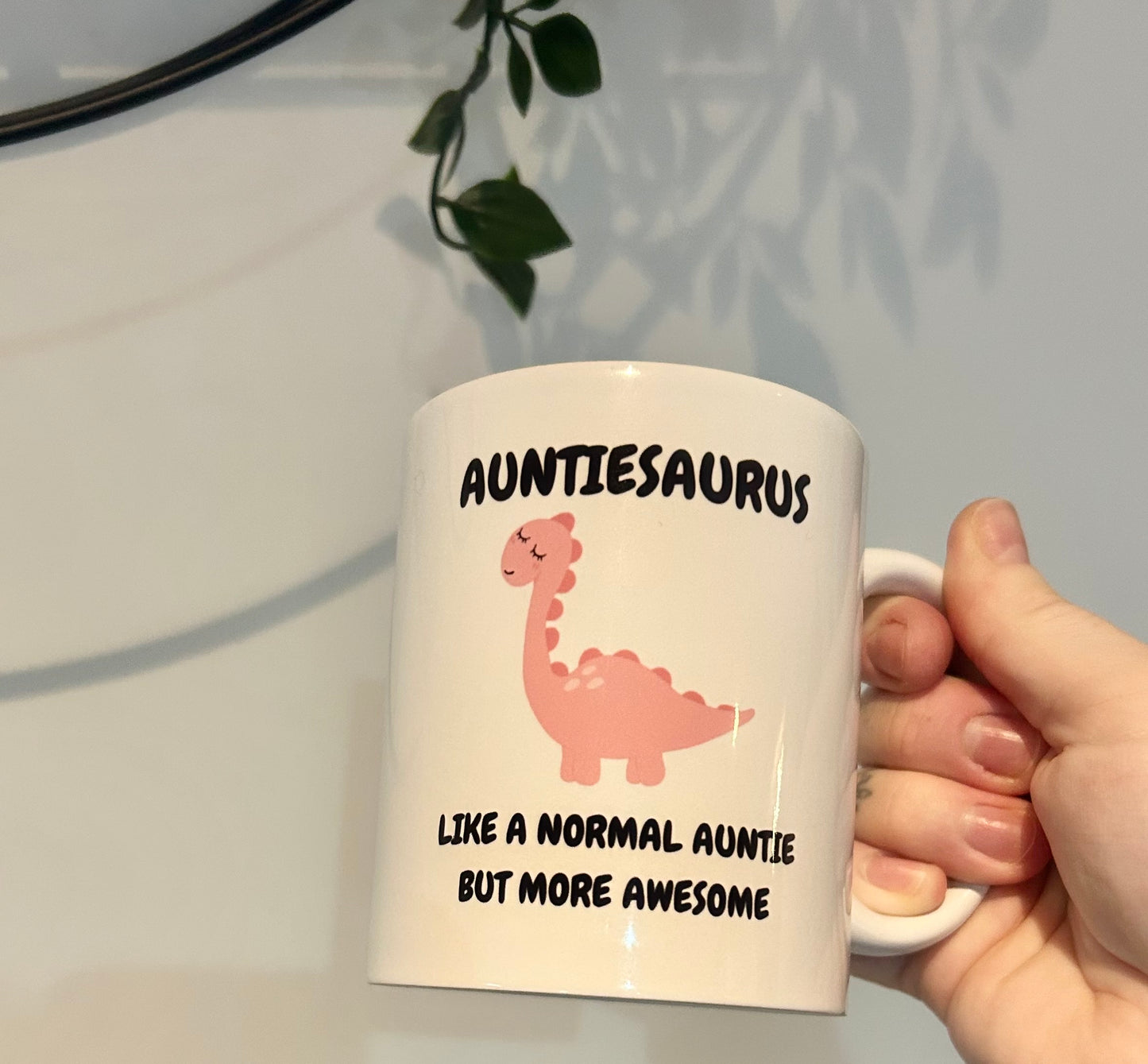 Auntie Gift, Auntie Mug, Auntiesaurus, Tea, Mug, Gift, Funny Gift, Birthday Gift, Drinkware, For Her, Present, Funny Present, Mug Present
