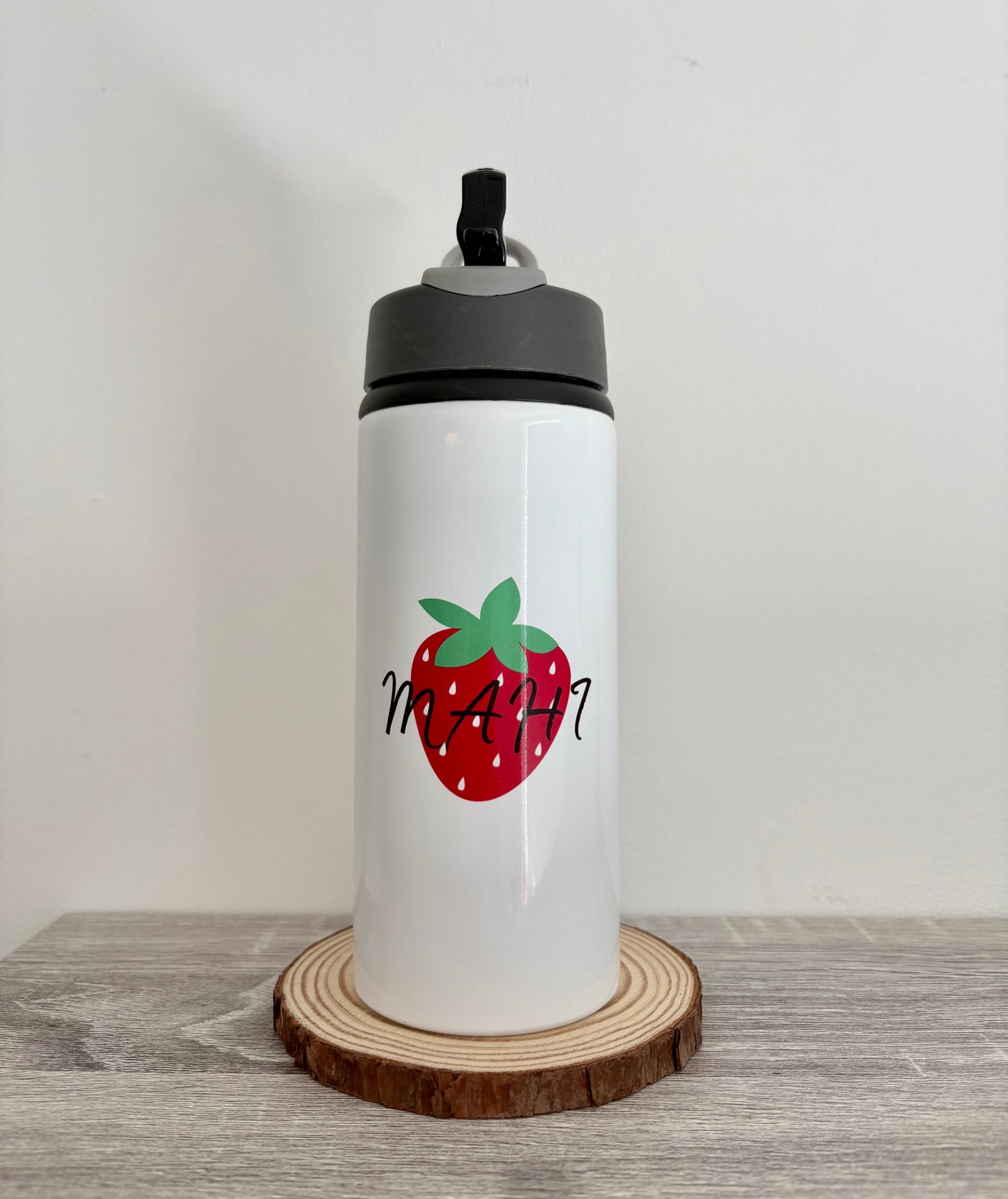 Benutzerdefinierte Bluey & Stitch Flasche, benutzerdefinierter Name auf der Flasche, Schulflasche, gedruckter Name, personalisierte Flasche, Flaschenflip, Lilo und Stitch, Kinder