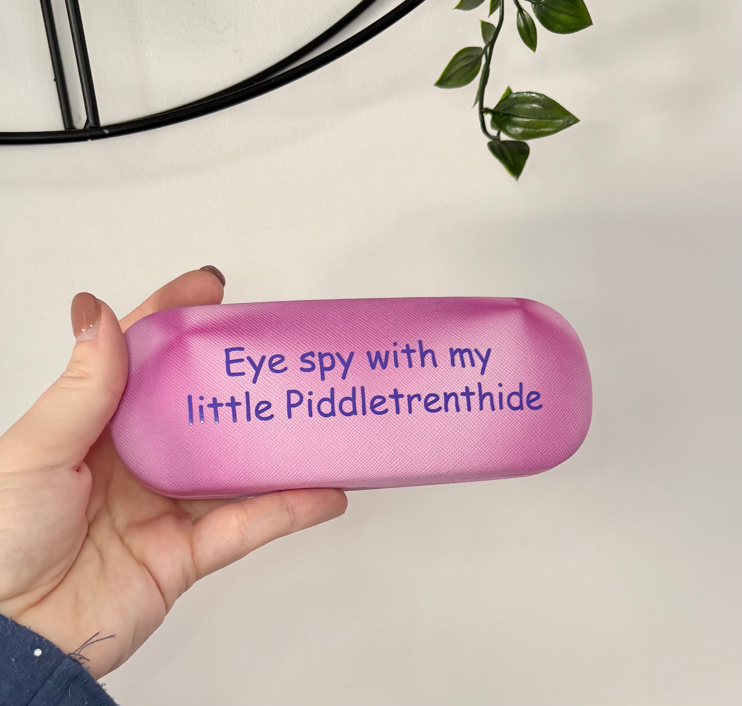 Personalisiertes Brillenetui, Rosa Etui, Geschenk für Sie, Mama, Nanny, Oma, Brillenhalter, Geschenk für Sie, Sonnenbrillenetui, Brille