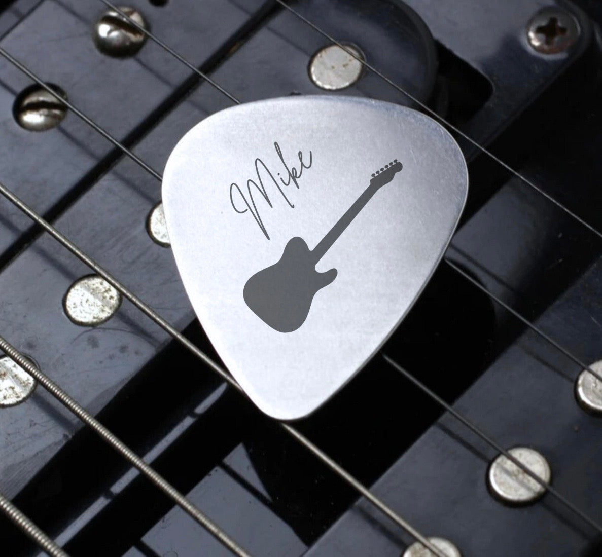 Personalised Engraved Guitar Pick, Custom Name Guitar Pick, Musician Gift, Custom Guitar Accessory, Unique Music Lover Present
