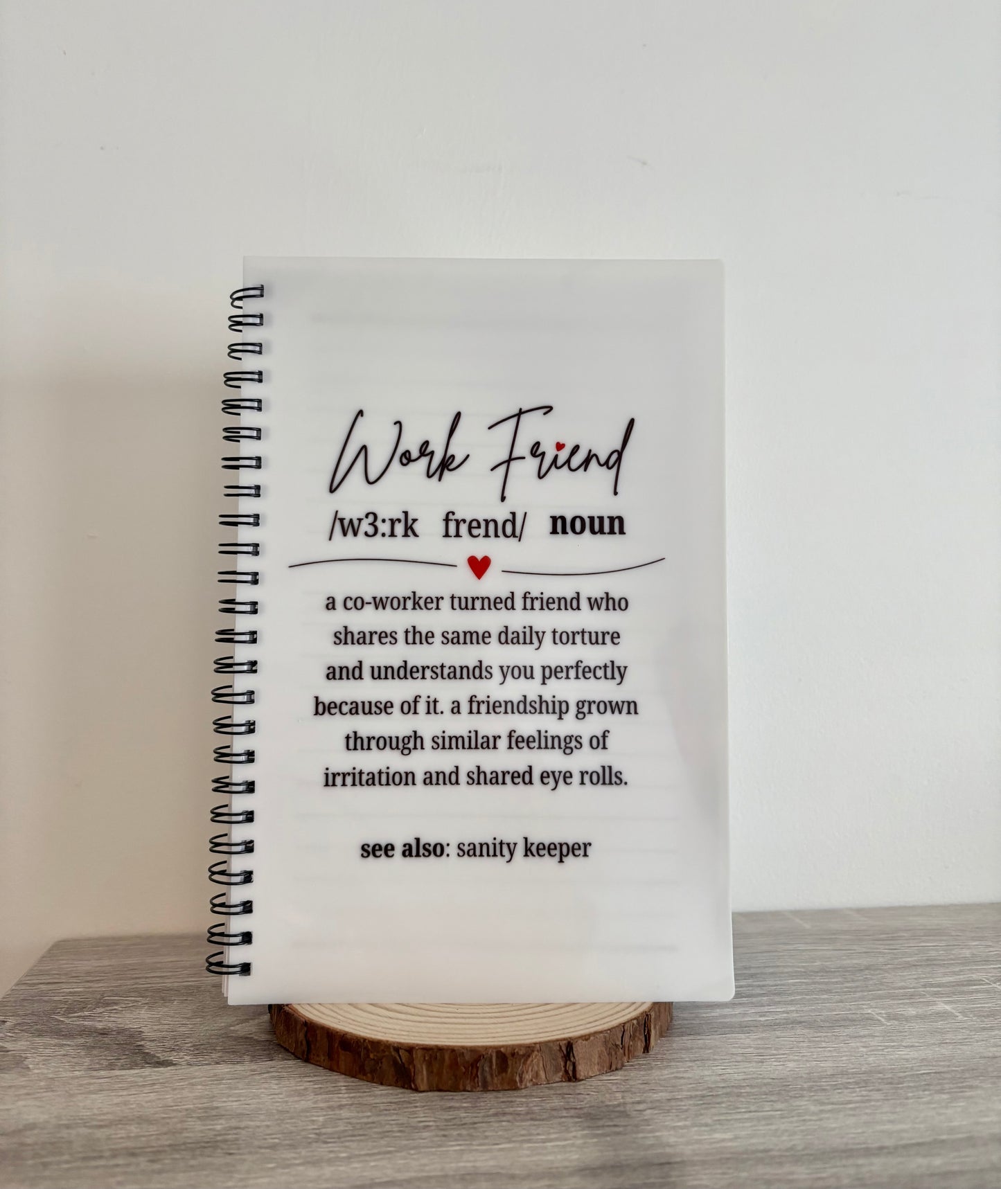 Notizbuch für Kollegen, Größe A5, Arbeitsfreund, Geschenk für Kollegen, Geschenk für die beste Arbeitskollegin, Briefpapier, Notizbuch, Notizen, Arbeitsnotizbuch
