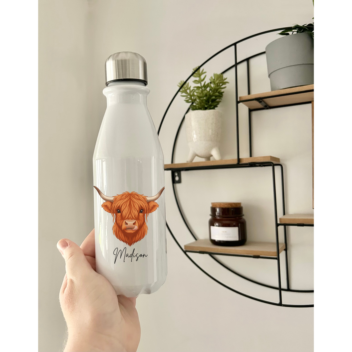 Benutzerdefinierte Bluey & Namensflasche, 650ml Flasche, Geschenkflasche, personalisierte Flasche, Trinkflasche, Bluey, Kinderflasche, Geschenk, Bluey Bingo