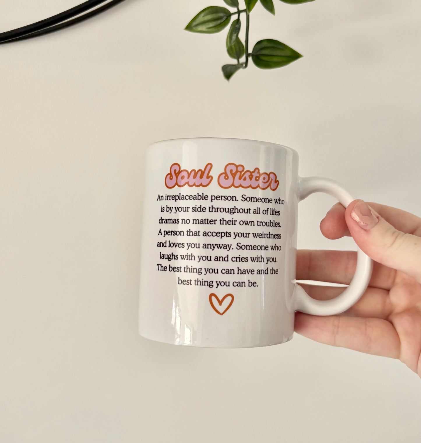 Soul Sister Mug, Soul Sisters, Best friends, Coffee Mug, Drinkware, Tea, Sisters, Friend, Besties, For Her, Friendship, Friends