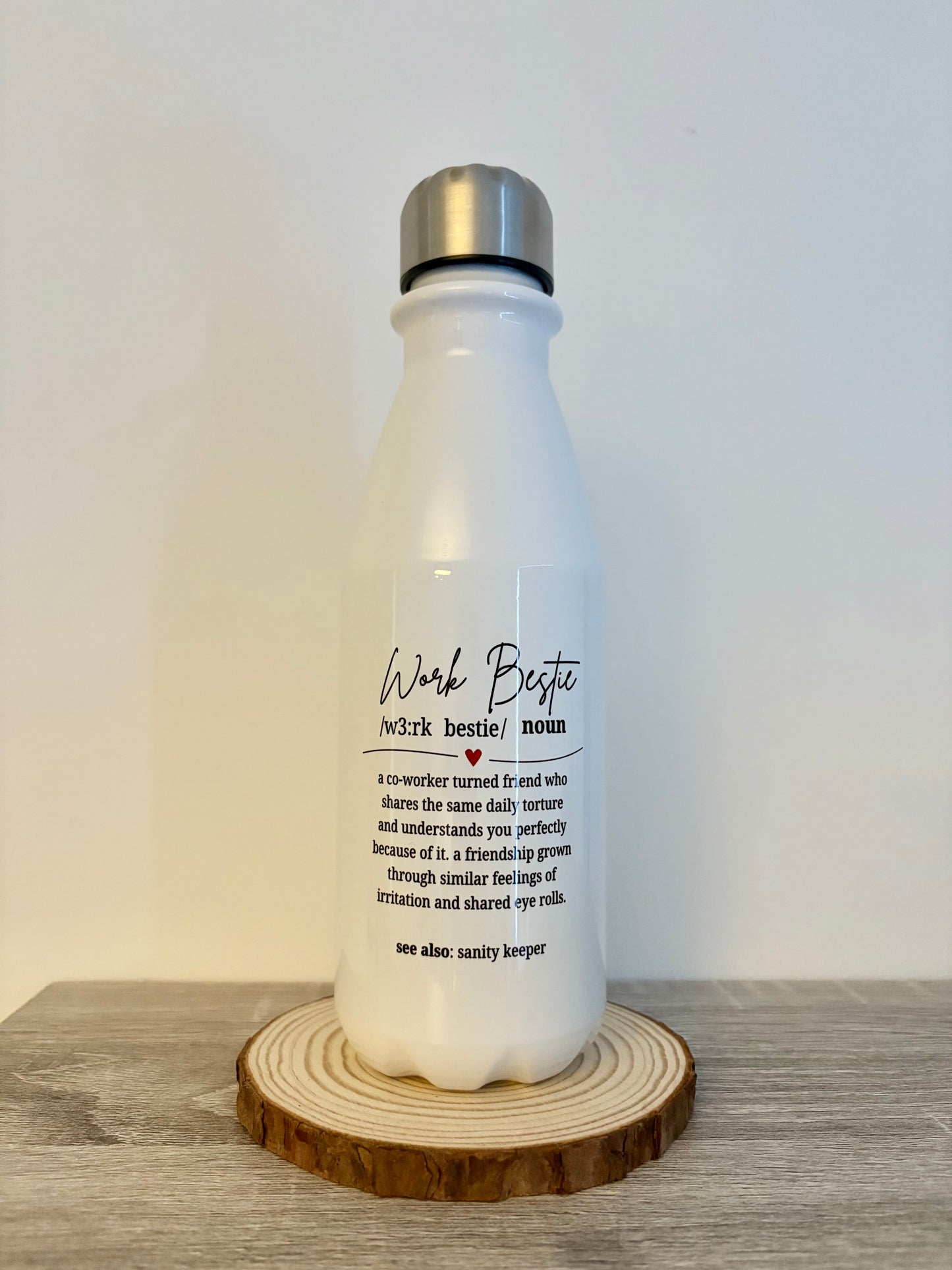 Work Friend Water Bottle, Colleague Style Bottle, Work Bottle, Work Bestie, Work Friend Gift, Worker, Gift For Her, Job Friend, Job Bestie
