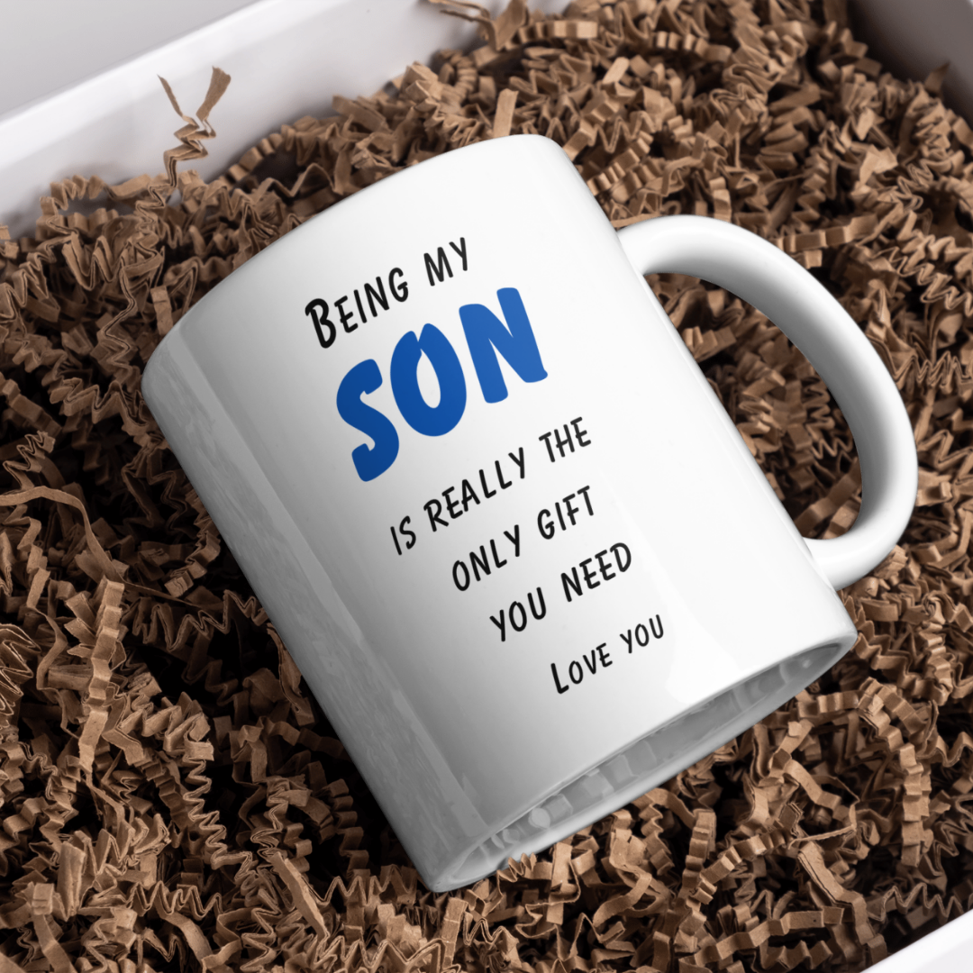 Being My Son Mug, Son Gift, For My Son, Sons Birthday, For Him, From Mum, From Dad, Drinkware, Coffee Mug, Tea Mug, Drink