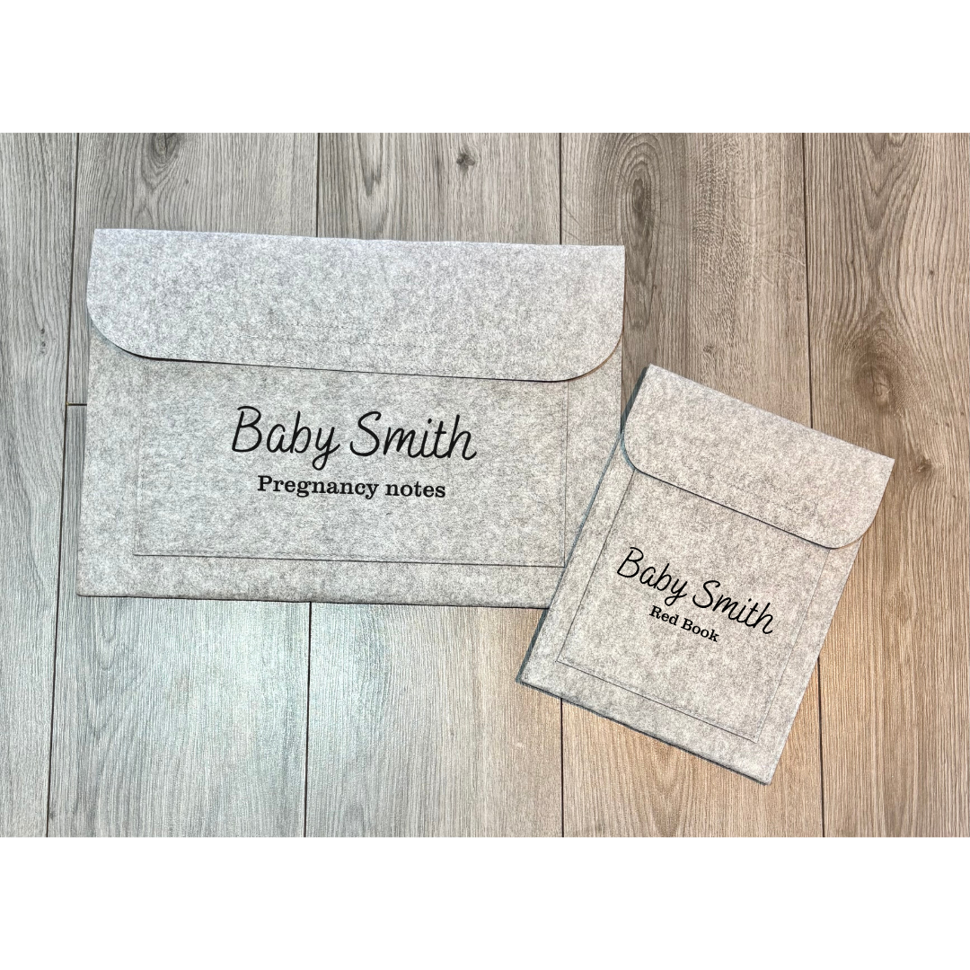 Personalised Pregnancy Notes Folder, Personalised Red Book Folder, New Baby, Pregnancy Folder, Medical Notes, Document Organise, Pregnant