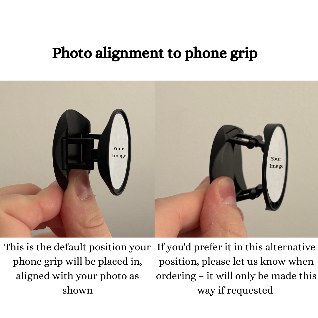 Personalisierter Telefongriff, Pop-Socket, Telefonständer, Telefonzubehör, personalisiertes Telefon-Pop-Foto, Telefonhalter, Griff