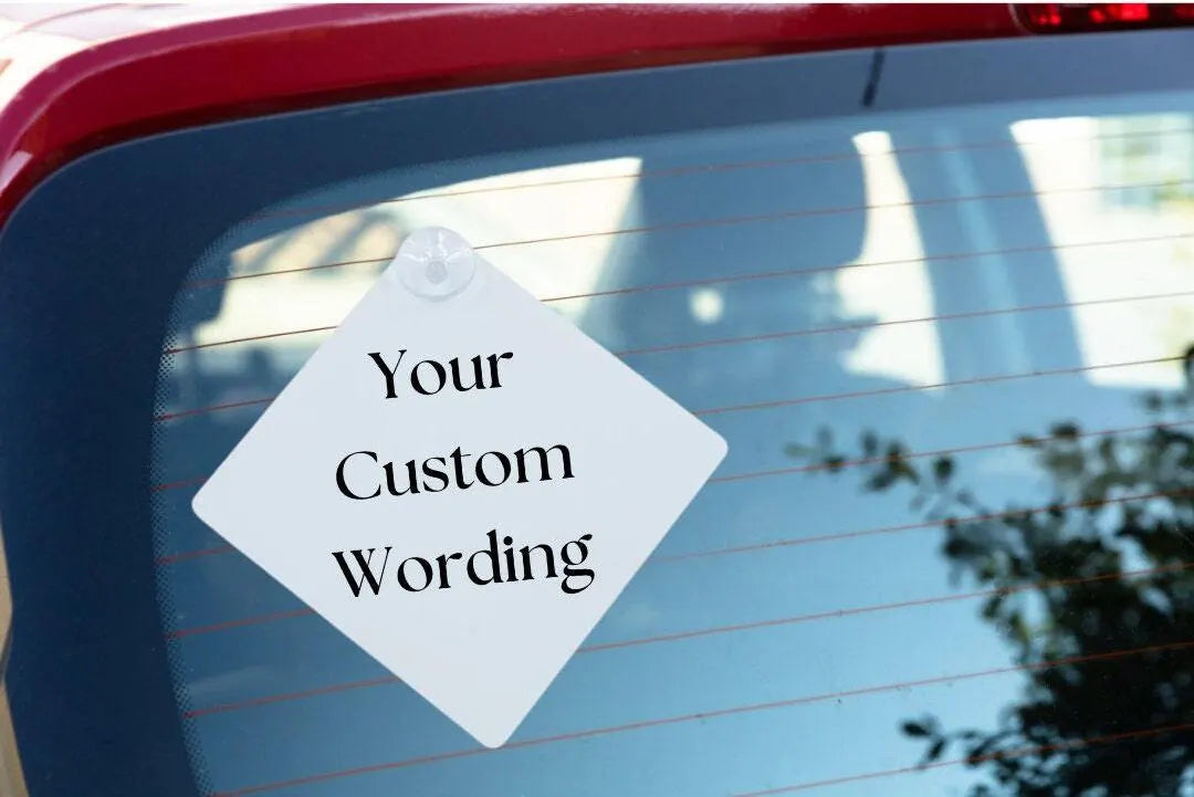 Personalisiertes Autoschild, Baby an Bord, Kinder an Bord, Kinderautoschild, personalisiertes Autoschild, Autofensterschild mit individueller Aufschrift, Tiere