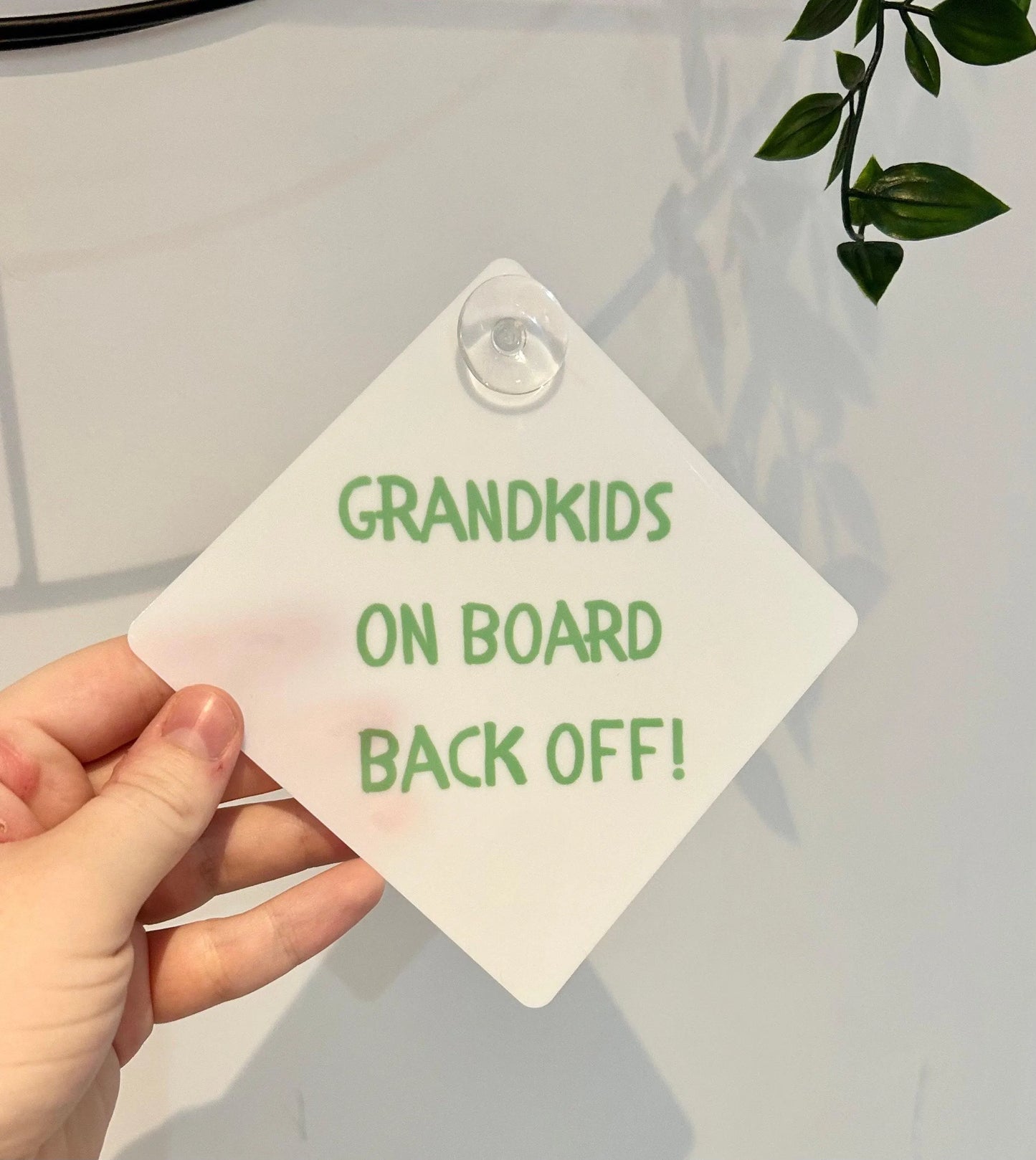 Personalisiertes Autoschild, Baby an Bord, Kinder an Bord, Kinderautoschild, personalisiertes Autoschild, Autofensterschild mit individueller Aufschrift, Tiere