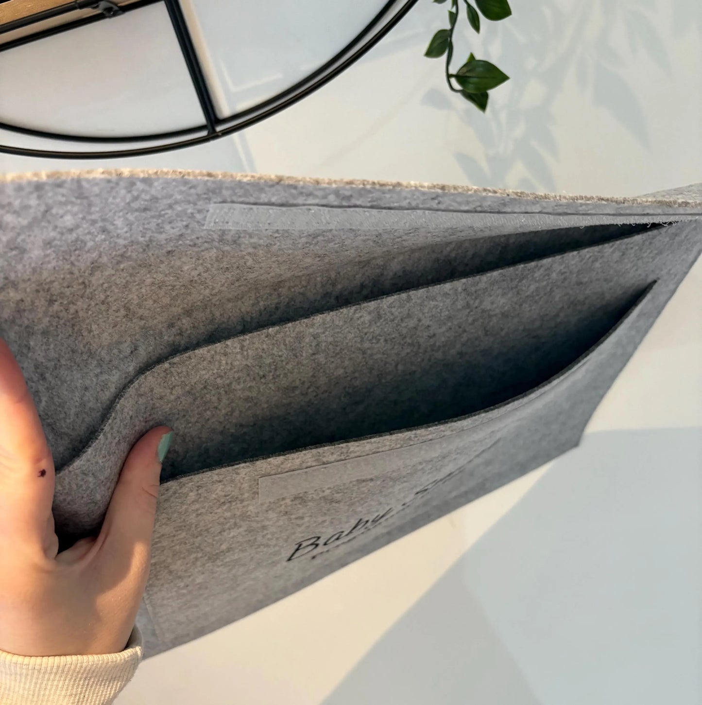 Our First Home Folder, Personalised Grey Folder with 2 Names, New Home Gift, Couple Gift, New House Folder, First Home Document Holder