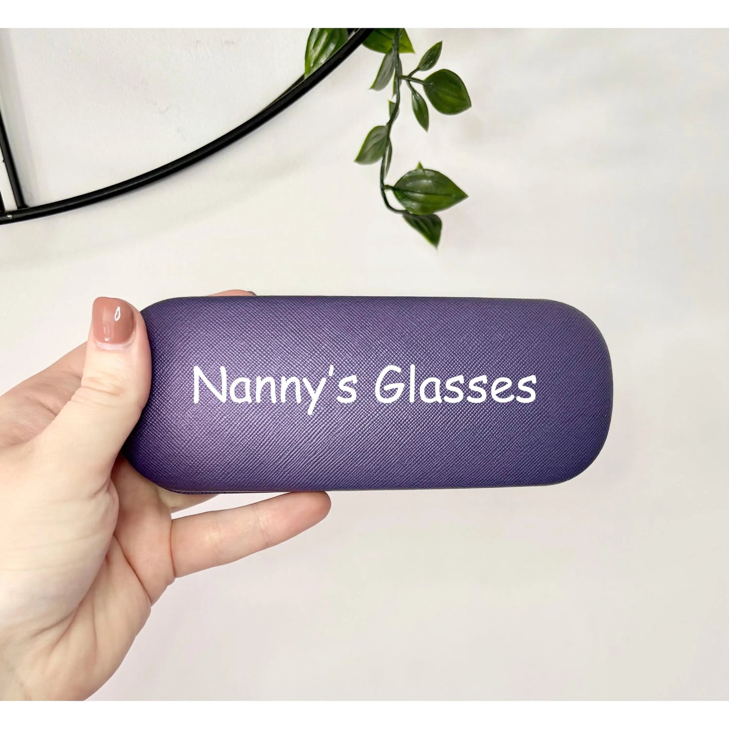 Personalised Glasses Case, Purple Case, Gift For Her, Mummy, Nanny, Grandma, Glasses Holder, Present For Her, Sunglasses Case, Glasses