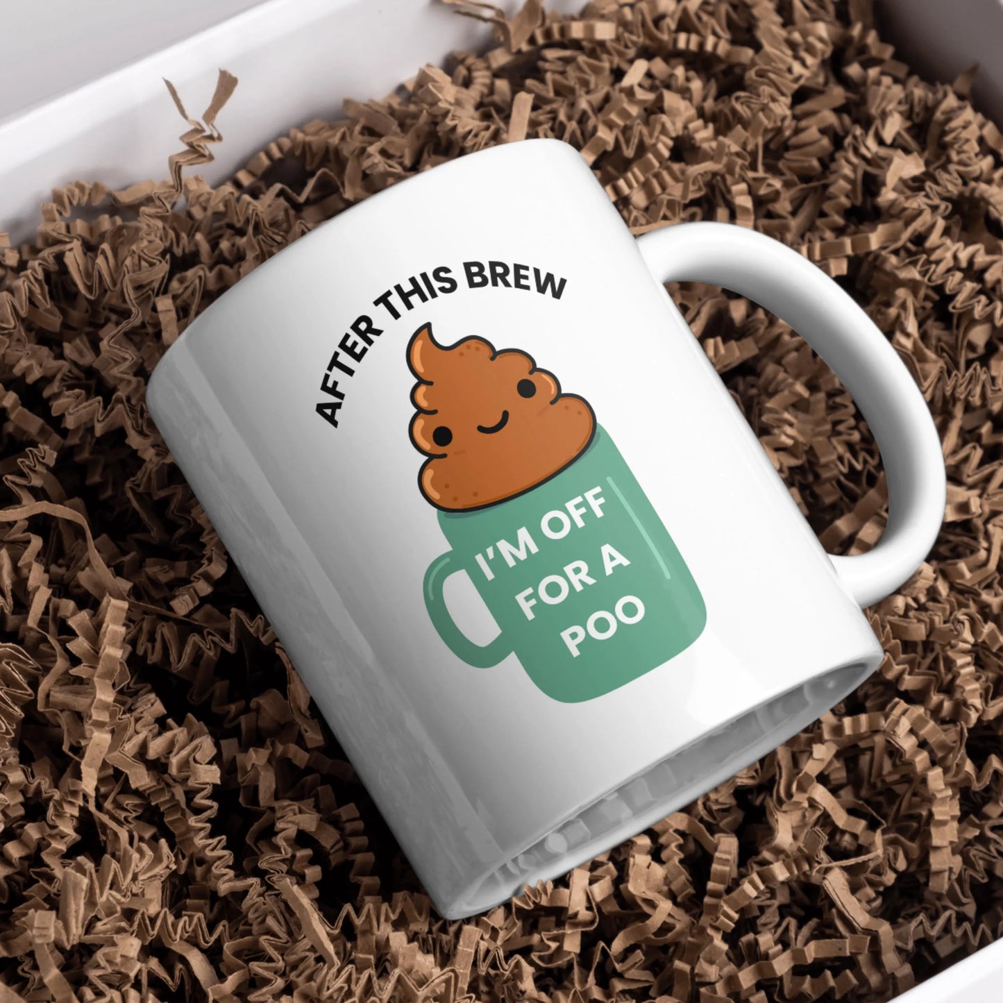 After This Brew, I’m Off For A Poo Mug, Present, Drink, Gift, Funny Gift, Gift, Present, For Him, For Her, Joke Present, Joke