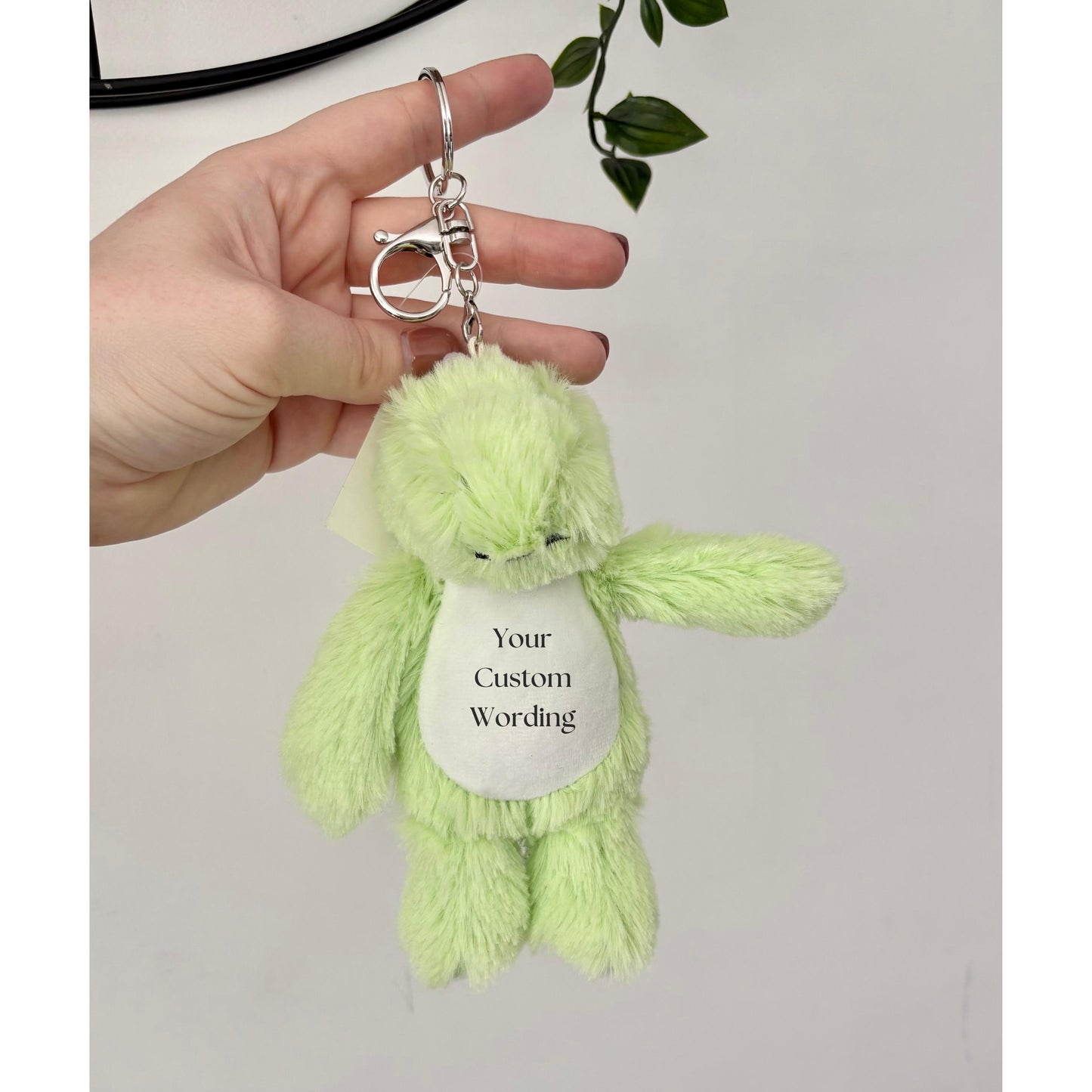 Custom Dinosaur Keyring, Keyring Gift, Dinosaur Gift, Dinosaur Present, Custom Text Keyring, Personalised Dinosaur Keyring, Gift For Her