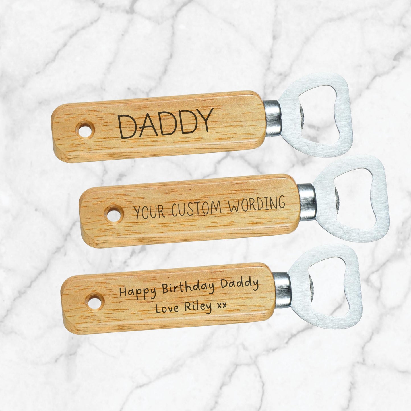 Custom Engraved Bottle Opener, Personalised Metal Bottle Opener, Groomsmen Gift, Unique Barware, Custom Name Bottle Opener, Fathers Day Gift