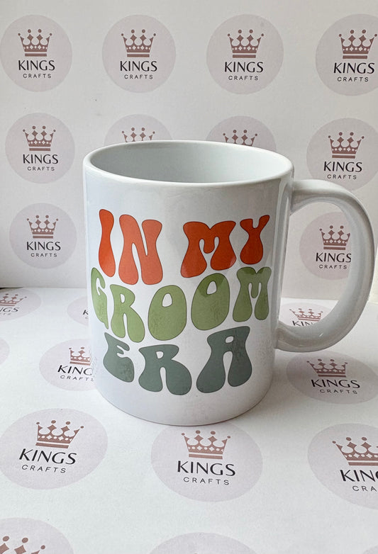 In My Groom Era Mug, Groom Coffee Cup, Wedding Planning Mug, Gift for Groom, Engagement Gift, Funny Wedding Mug, Groom Gift Idea