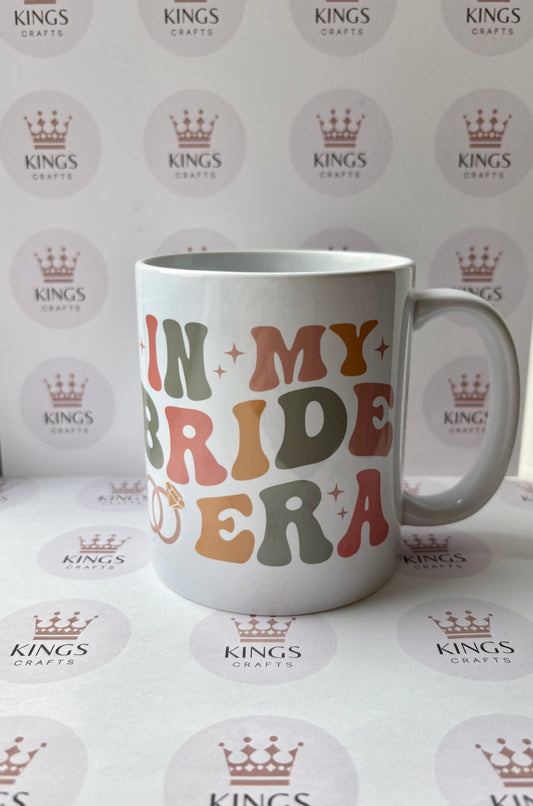 In My Bride Era Mug, Bride Coffee Cup, Taylor Inspired Mug, Engagement Gift, Wedding Planning Mug, Bachelorette Party Mug, Bridal Gift