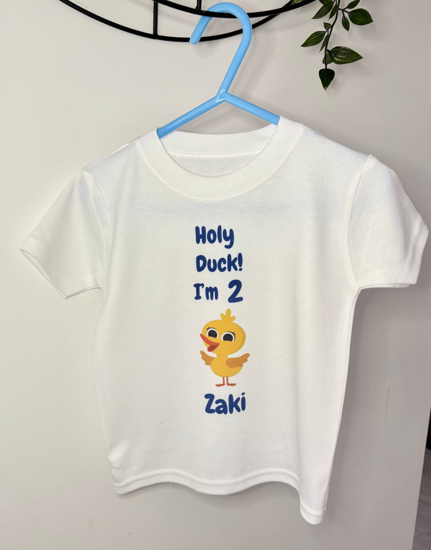 Personalisiertes Bluey Kinder T-Shirt, Baby Body Weste, Geburtstagsalter, Geburtstag Top, Geburtstag Body, Individuelles T-Shirt, Bluey und Bingo