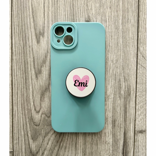 Custom Phone Pop, Name, Personalised Phone Grip Holder, Pop Socket, Phone Stand, Phone Accessory, Pop Phone Customised Gift