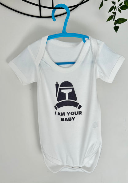 I Am Your Baby Vest, Baby Bodysuit, Funny Baby Vest, Movie Related, Baby Gift, Bodysuit, Baby Vest, Funny Baby Gift, Baby Movie Quote