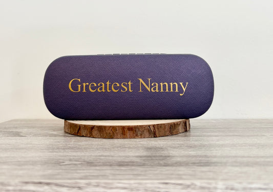 Personalised Glasses Case, Purple Case, Gift For Her, Mummy, Nanny, Grandma, Glasses Holder, Present For Her, Sunglasses Case, Glasses