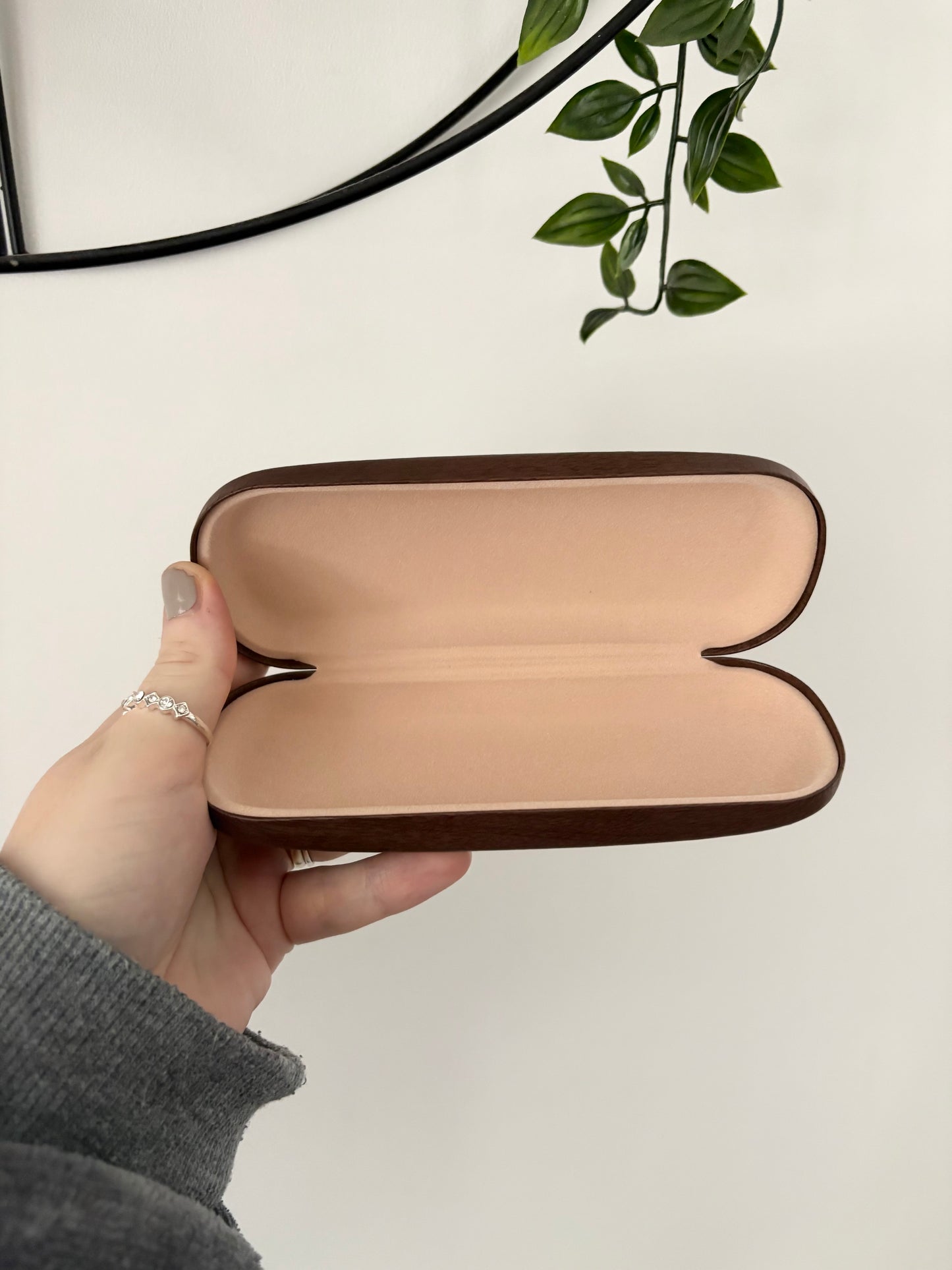 Personalised Laser Engraved Glasses Case, Custom Leather Eyewear Holder, Unique Gift for Him/Her | Custom Engraved Glasses Storage Case