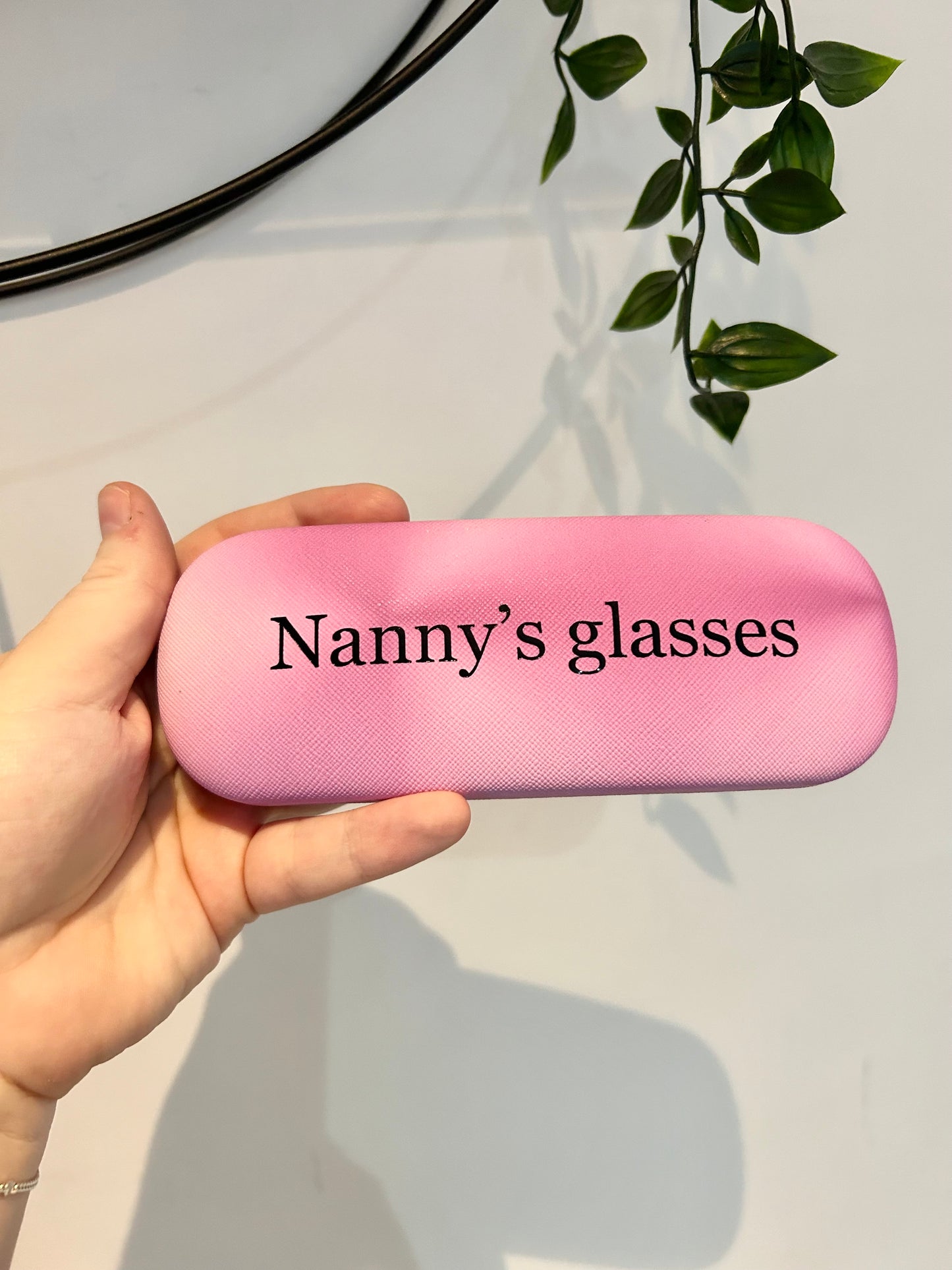 Personalised Glasses Case, Pink Case, Gift For Her, Mummy, Nanny, Grandma, Glasses Holder, Present For Her, Sunglasses Case, Glasses