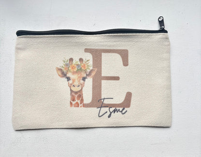 Personalisiertes Federmäppchen, Federmäppchen Boot, Personalisiertes Geschenk, Boot-Geschenk, Kinder-Namensgeschenk, Federmäppchen für Kinder, Canvas-Briefpapier, Boot