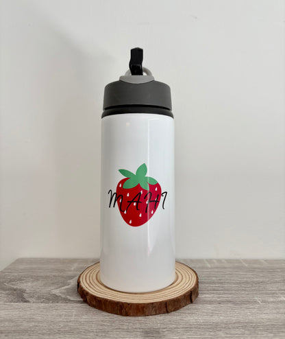 Benutzerdefinierte Bluey &amp; Stitch Flasche, benutzerdefinierter Name auf der Flasche, Schulflasche, gedruckter Name, personalisierte Flasche, Flaschenflip, Lilo und Stitch, Kinder