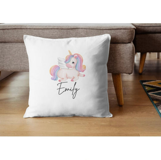 Unicorn Custon Cushion COVER, Unicorn Gift, Gift, Present, Girls Decor, Gift, For Girls Present, For Her, Unicorn Present, Unicorns