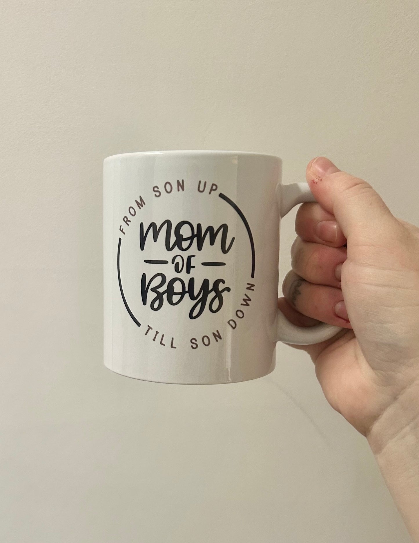 Mom Of Boys Mug, Present, Drink, Gift, Boy Mom, Boys Mom, Mom Gift, Boy Mother Mug, Boys Mom, For Mom, Boy Momma