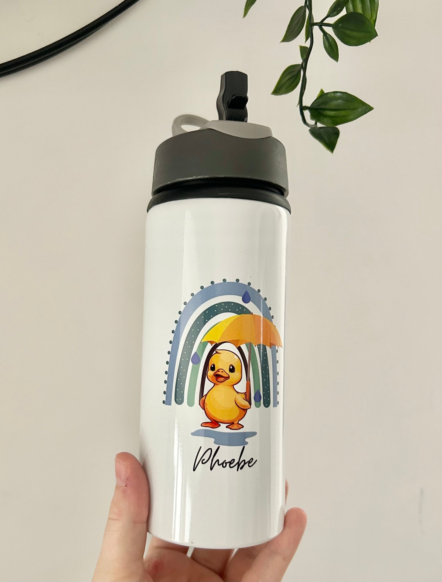 Custom Water Bottle, Duck Style Bottle, Wording On Bottle, School Bottle, Printed Name, Personalised Bottle, Boys, Bottle Flip, Duck Style