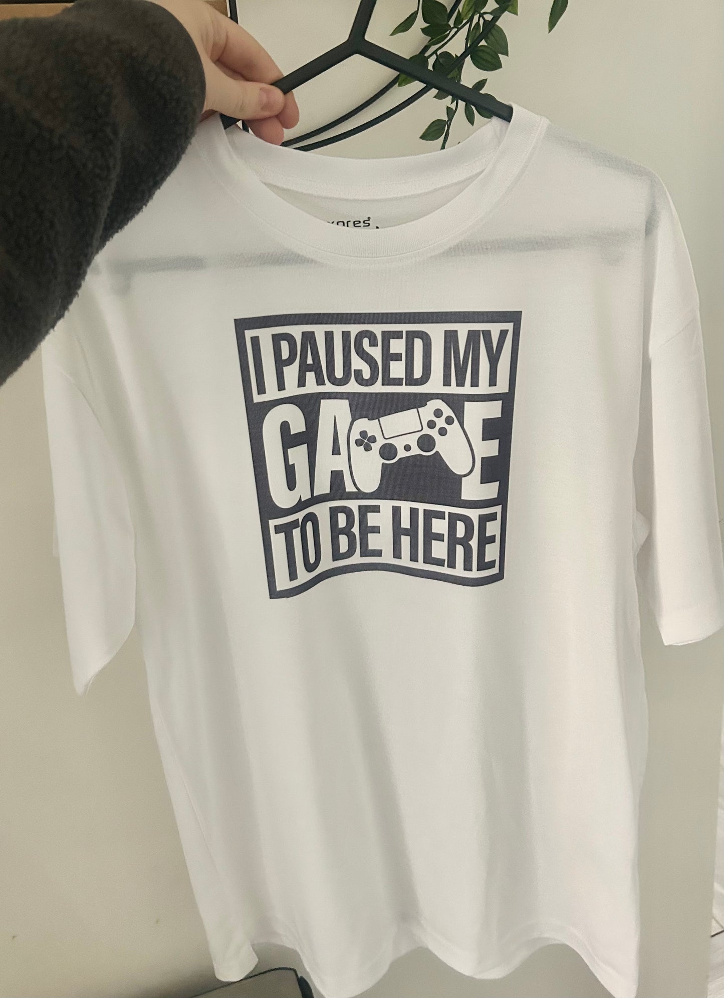 Gamer Children's T-Shirt, Paused My Game To Be Here, Boys Top, Gamer Top, Gamer, Kids Gaming, Playstation, Xbox, Playing Games