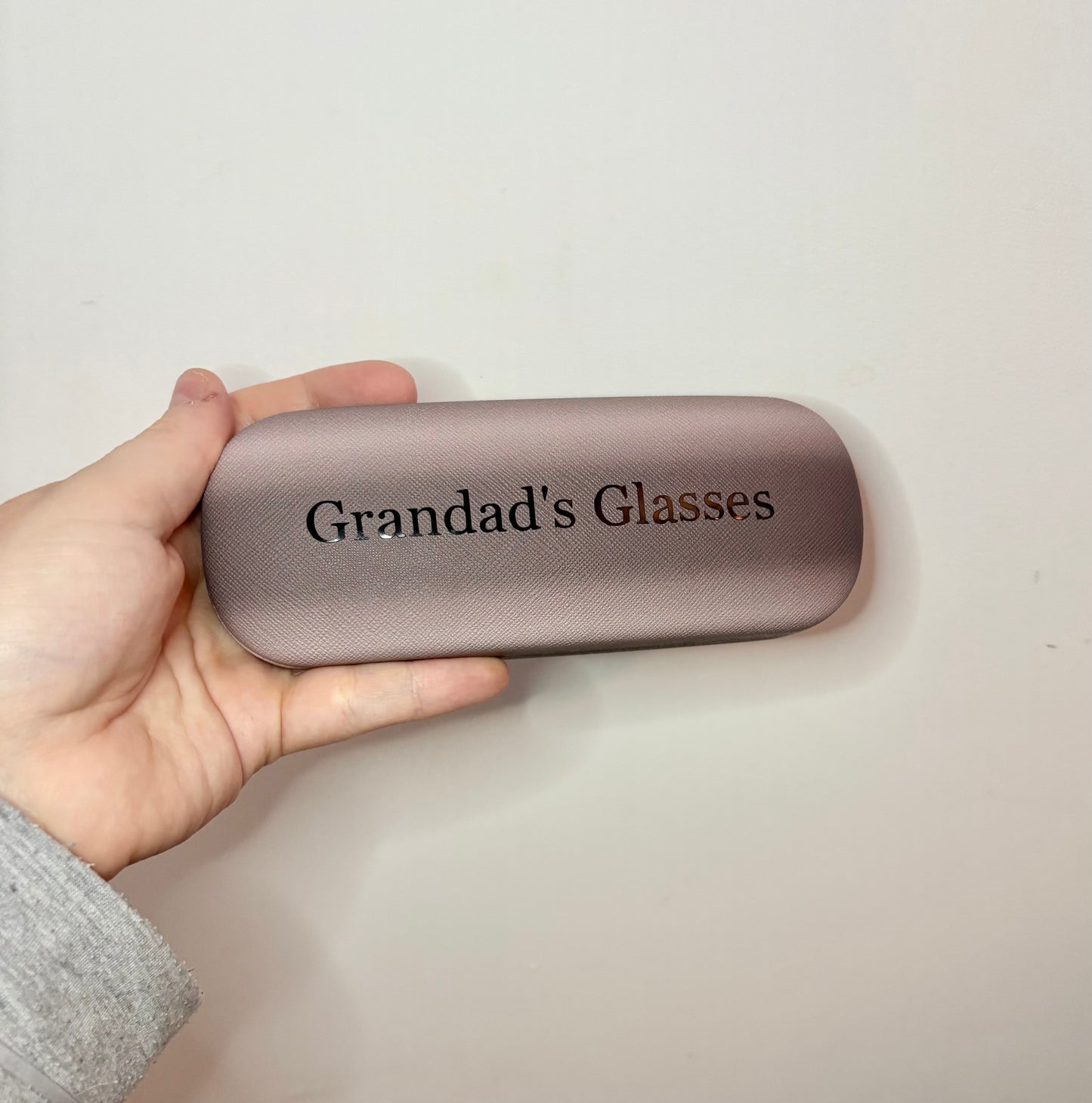 Personalised Glasses Case, Dark Case, Gift For Him, Daddy, Nanny, Grandad, Glasses Holder, Present For Him, Sunglasses Case, Glasses