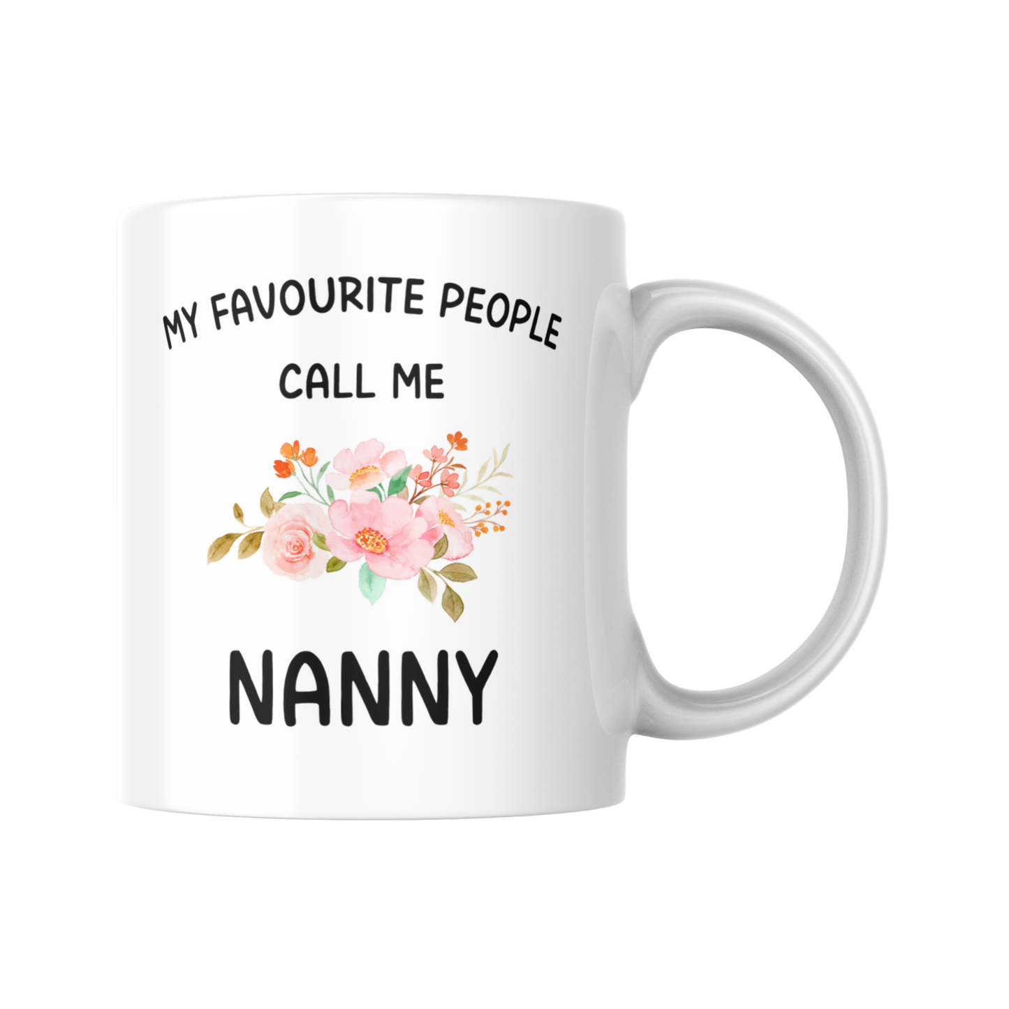 Nanny Mug, From Grandchildren, Nanny, Mug, Gift, Funny Gift, Birthday Gift, Drinkware, For Her, Present, Mug Present, Nanny Present