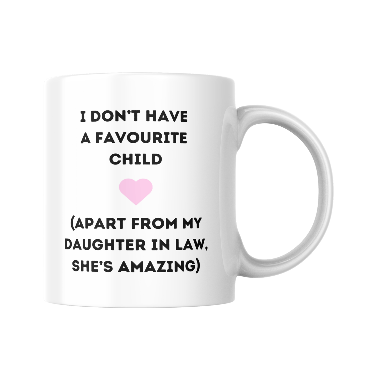 Favourite Funny Child Mug, Daughter In Law, Drinkware, For Her, Mother In Law, In Laws Gift, Best Daughter, Husbands Mum, Mummy In Law