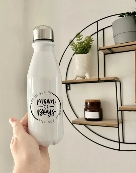 Mom Of Boys Bottle, 650ml Bottle, Present Bottle, Drink Bottle, Present, Drink Bottle, Gift, Boy Mom, Boys Mom, Mom Gift, Present