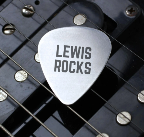 Personalised Engraved Guitar Pick, Custom Name Guitar Pick, Musician Gift, Custom Guitar Accessory, Unique Music Lover Present