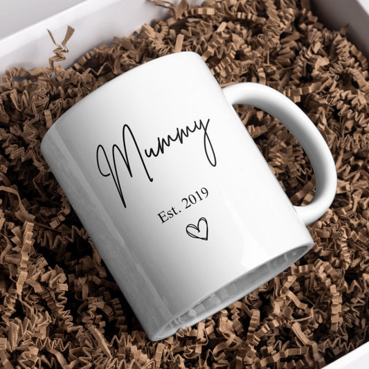 Personalised Mummy Mug, Custom Year, Mothers Day, Birthday, Christmas, Gift, Present, New Mum, Gift For Mummy, Present For Mummy, Mummy Mug