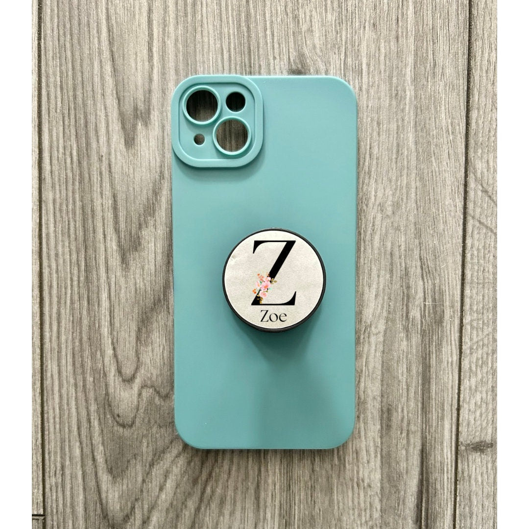 Custom Phone Pop, Name, Personalised Phone Grip Holder, Pop Socket, Phone Stand, Phone Accessory,  Pop Phone Customised Gift